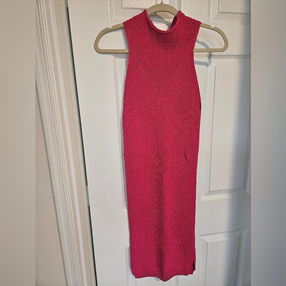 Topshop Pink Midi Dress Elegant Style
